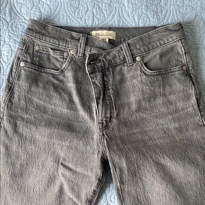 Madewell Charcoal Denim Pants